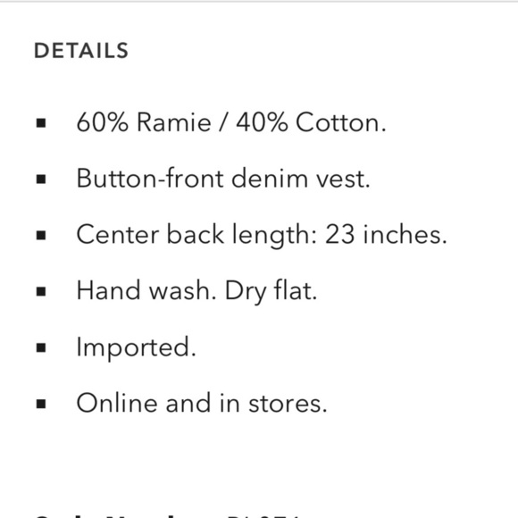 PBJ BLUES Denim & Woven Knit Snap Front Copper Sweater Vest Size XL - Picture 6 of 9